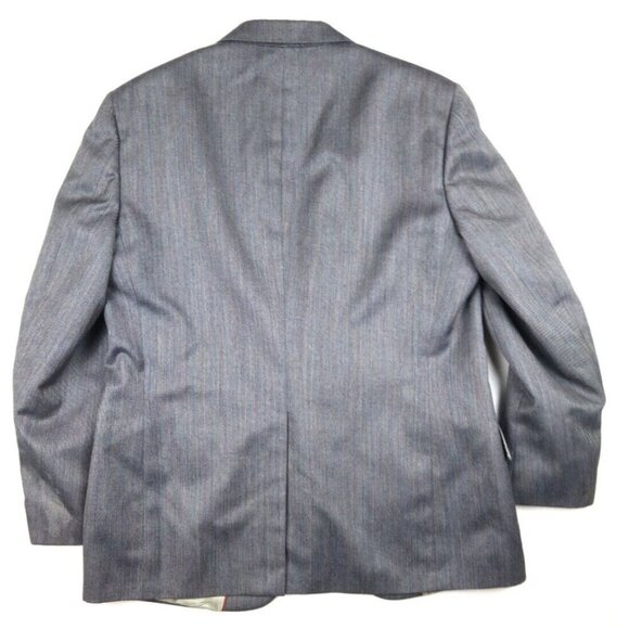 VINTAGE SANSABELT JAYMAR - MEN'S GRAY SUIT - SIZE 42S, PANTS SIZE 38 X 27.5 - Picture 9 of 16
